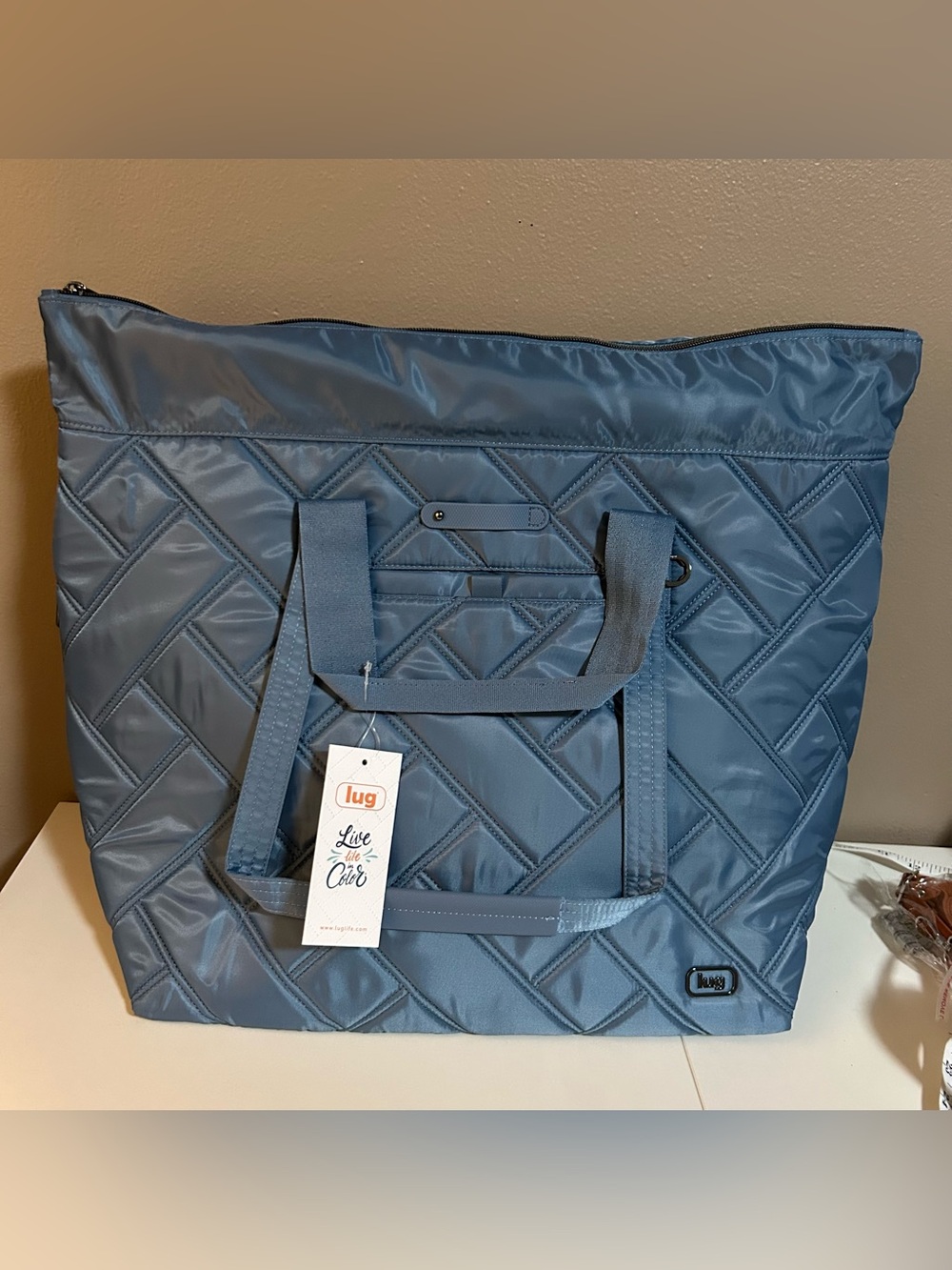 NWT Lug Ferry Se XL Large Tote Weekender Bag Nylon Travel Expandable